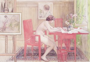 模特写明信片，1906年